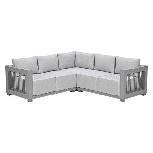 Garden Impressions Loungeset Berthill hoek 3-delig - taupe