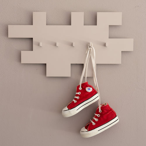 Spinder Design kapstok Tetromino - Silky Taupe - 5 haken - vtwonen shop