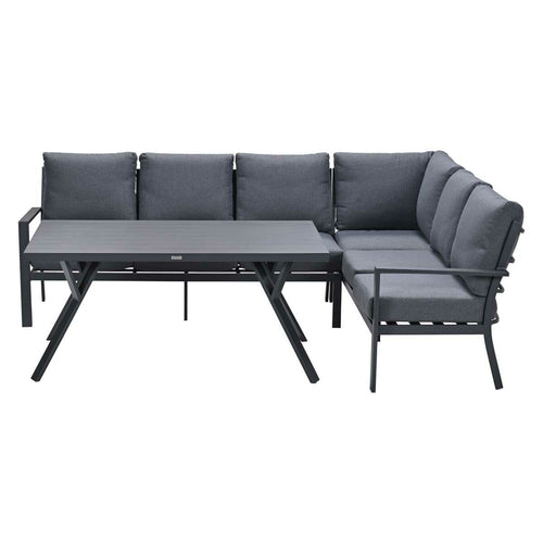 Garden Impressions lounge dining set Senja mystic grey - 3-delig rechts - vtwonen shop