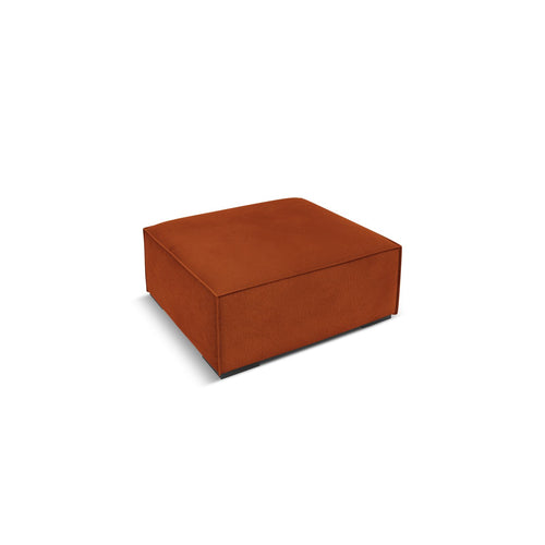 Cosmopolitan Design - Poef Turin structurele stof terracotta - 100x100x39cm