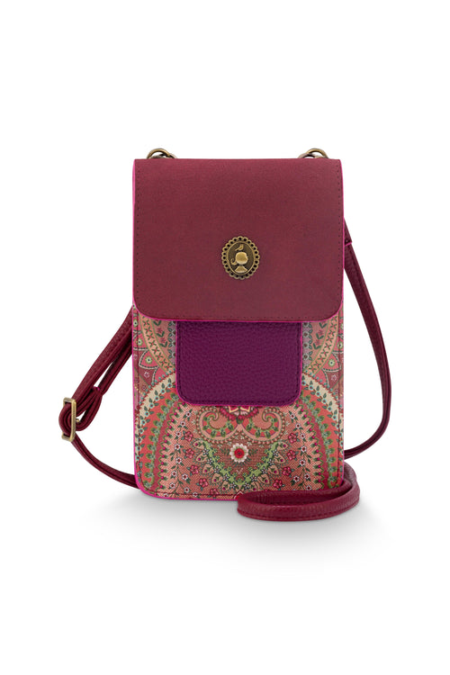 Pip Studio - Peggy Telefoontasje Dames - Jabali - Rood - 11x1x18cm