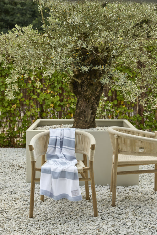 Rivièra Maison Strandlaken Matteo - 90 x 180 cm - Blauw