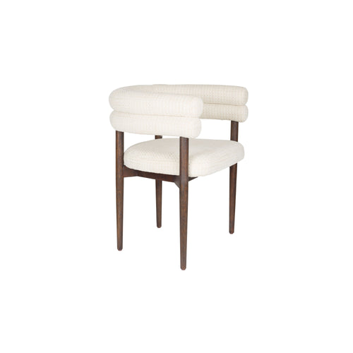 Dutchbone Sela Eetkamerstoel Off White - vtwonen shop