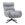 StarFurn Fauteuil Vera - Lichtgrijs Stof - Draaibaar - 82x95x96,5cm