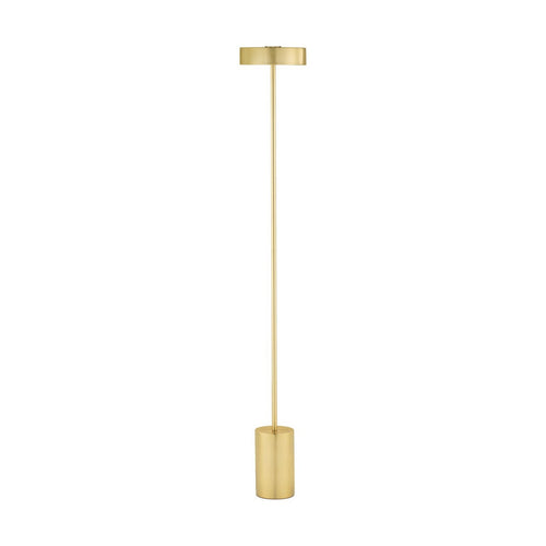 Nova Luce THEA Geïntegreerde LED-vloerlamp in messing goud, 17W LED, 929lm, 3000K, aan/uit-schakelaar.