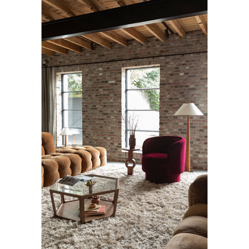 Dutchbone Hairy Vloerkleed Cappuccino 200x290 cm