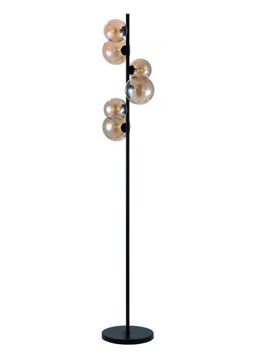 Freelight vloerlamp Calcio - 6 lichts - 45  x 170   cm - zwart - vtwonen shop