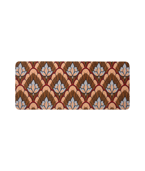 LXmatten Deurmat June Flower Brown - 120 x 50 cm