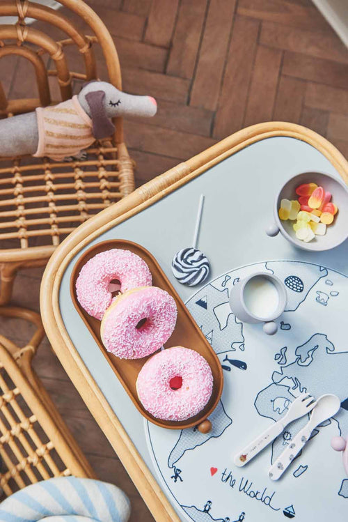 OYOY Placemat 39 x 39 cm – Wit siliconen