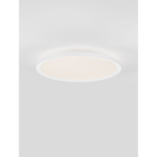 Nova Luce AOTON Geïntegreerde LED-plafondlamp, halfverzonken, zandwit, Triac dimbaar, 35W, 3279lm, 2700-3000K kleurtemperatuur.