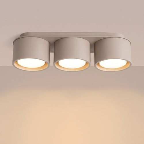 Sollux Lighting Plafondlamp MODO 3 taupe Gx53 - 32,4x10,4x8,2cm