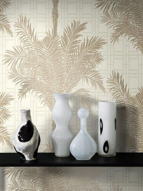 Borastapeter behang jungle-motief beige - 53 cm x 10.05 m - 660882 - vtwonen shop