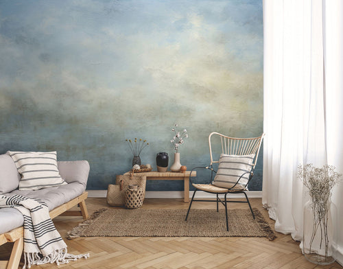 Sanders & Sanders fotobehang wolken blauw - 424 x 280 cm - 640846