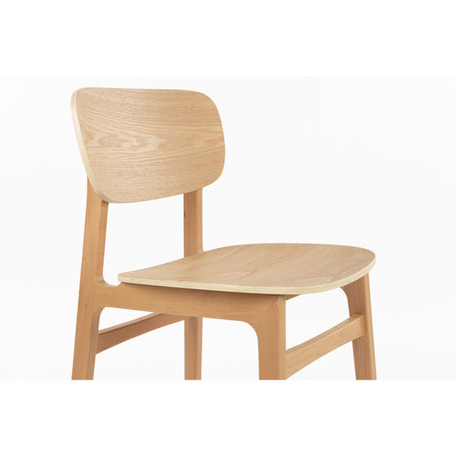 Zuiver Fleur Eetkamerstoelen Naturel - Set van 2