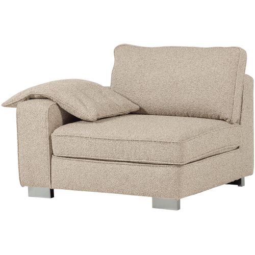 vtwonen element 1-zits met arm links Lazy - Bouclé - Naturel - vtwonen shop