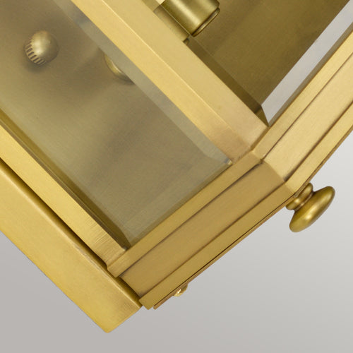 Elstead Holborn Outdoor Wandlantaarn Geborsteld Messing, IP44