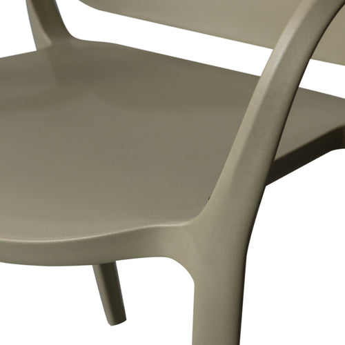 WOOOD tuinstoel Bent - Kunststof - Groen - 75x57x56 - Set van 2 - vtwonen shop