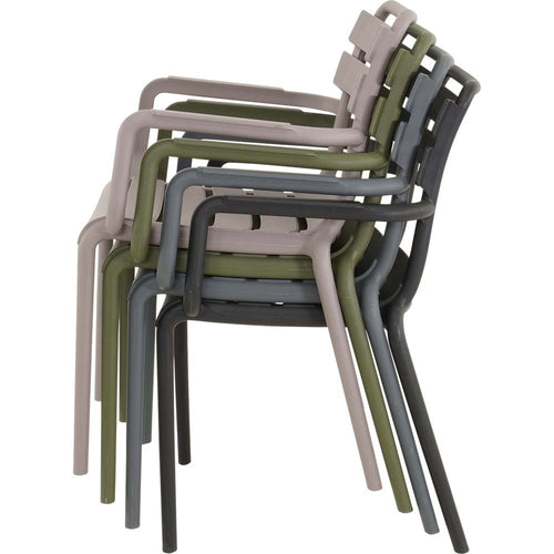 Lesli Living bistrostoel Torvi - groen - 54x56x81cm