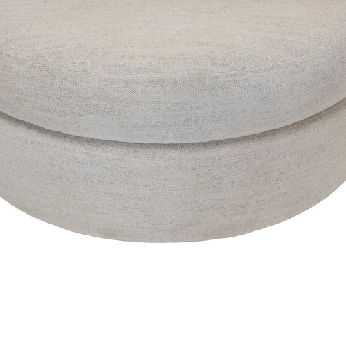 DÉJA Living Draaifauteuil Miles - Beige Stof - Ø100x84cm