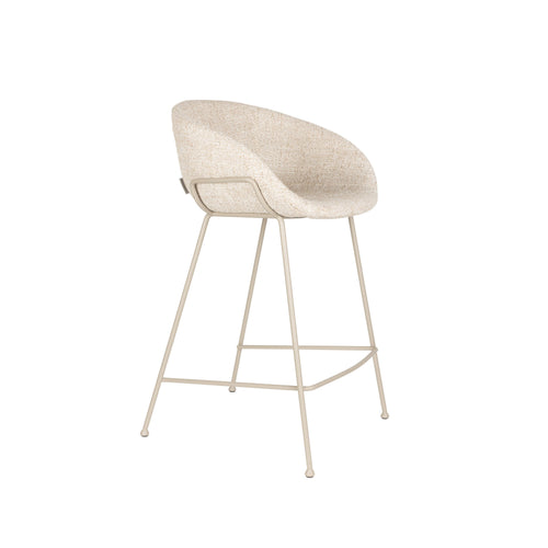 Zuiver Feston Barkrukken 65 cm Beige - Set van 2