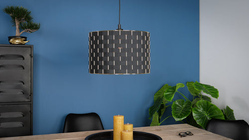 EGLO hanglamp Marasales - e27 - ø38 cm - zwart/koper - vtwonen shop
