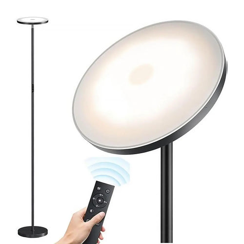 CristalRecord vloerlamp Denzel - 1 lichts - 25  x 175   cm - zwart