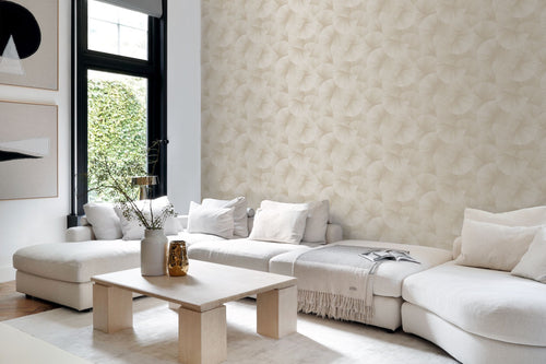 Origin Wallcoverings behang grafisch 3D motief beige - 0.53 x 10.05 m - 348041
