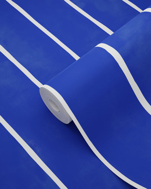 ESTAhome behang strepen blauw en wit - 50 x 900 cm - 131312 - vtwonen shop