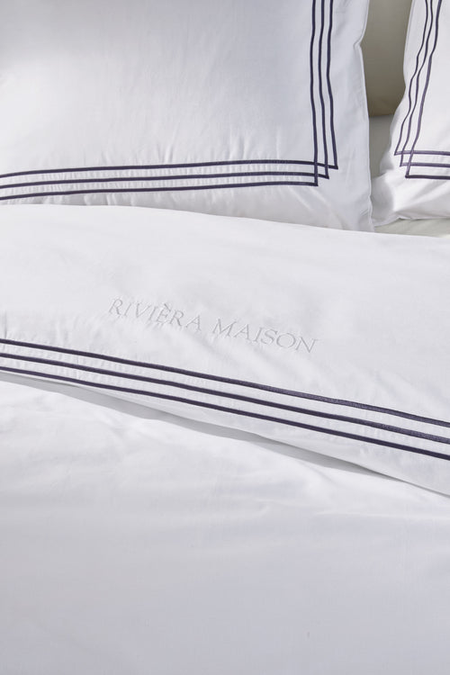 Rivièra Maison  Leandro - 260 x 200/220 cm - Marineblauw