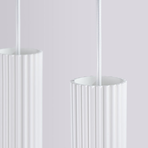 Sollux Lighting Hanglamp KARBON 4L wit - 81x5x120cm