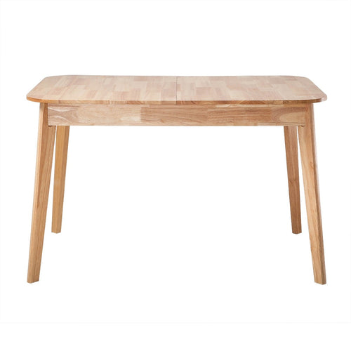 Calicosy - Uitschuifbare Eettafel SOLINE - Rubberwood - 120/160 x80x75 cm