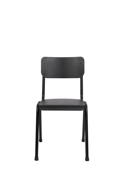 Zuiver Back To School Tuinstoel Zwart - Set van 2 - vtwonen shop