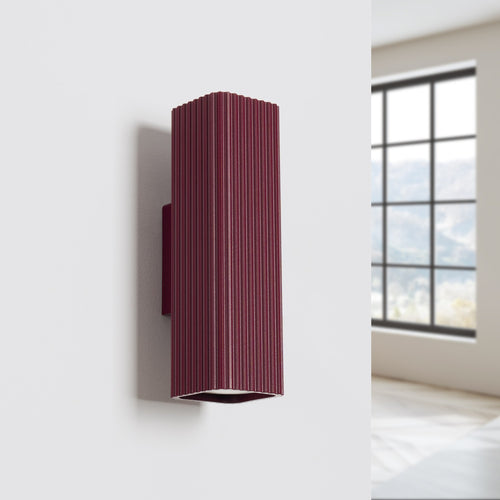 Sollux Lighting Wandlamp RAYO 20 bordeaux - 6x8x20cm
