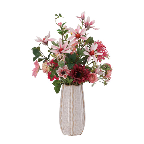 Maxifleur Handgebonden Kunstboeket Pippa London - Roze 80cm