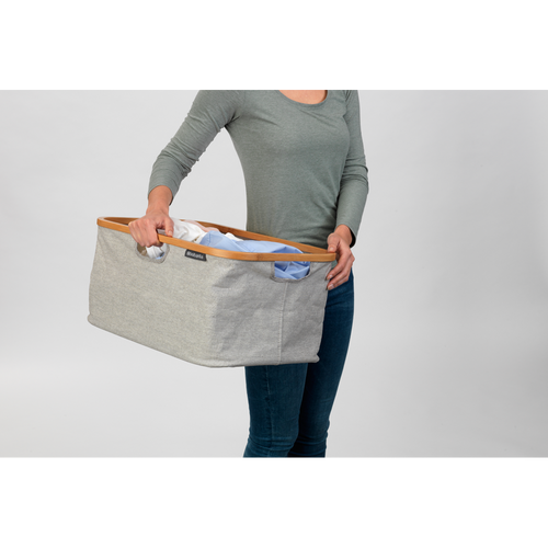 Brabantia Wasmand Opvouwbaar - 40L - grey - vtwonen shop