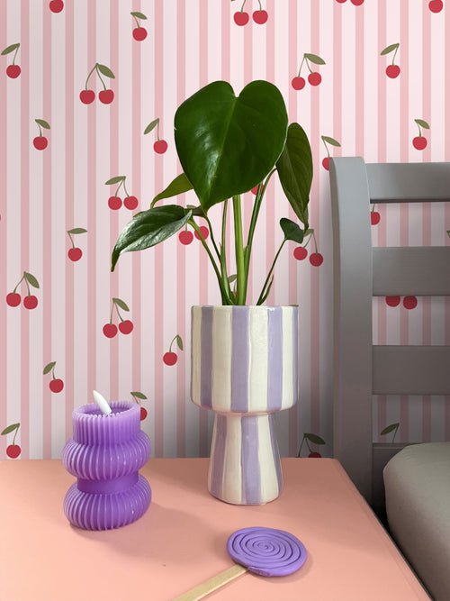 ESTAhome behang kersen roze - 50 x 900 cm - 131653