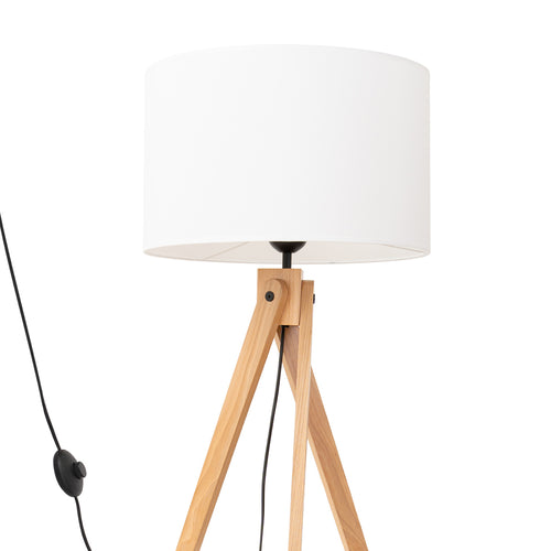 Sollux Lighting Staande lamp NATT wit - 77x77x140cm