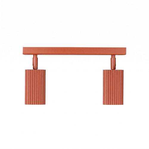 Sollux Lighting Plafondlamp RAYO 2 rode oker - 30x6x16,5cm