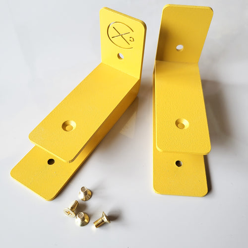 Fabricado wandplank Schappie – pistache - 80 cm met wandhaken geel - vtwonen shop