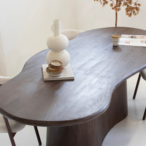 Giga Meubel Eettafel Jessie - Organisch - Mangohout - 220cm - vtwonen shop