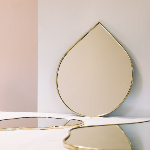 Household Hardware - Spiegel - Messing - Druppel - vtwonen shop