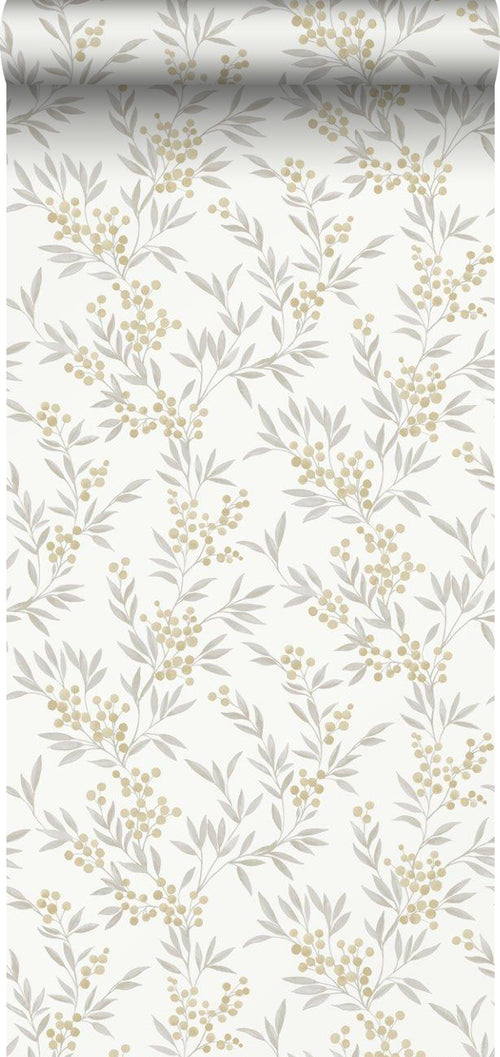 Borastapeter behang bladeren beige - 53 cm x 10.05 m - 661048 - vtwonen shop
