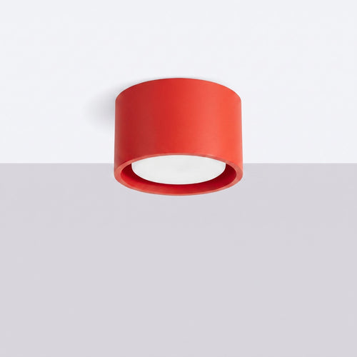 Sollux Lighting Plafondlamp MODO 1 rood Gx53 - 10x10x6cm