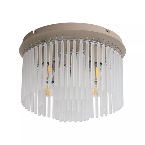 Searchlight plafondlamp Swizzle - 5 lichts - 32  x 23   cm - beige