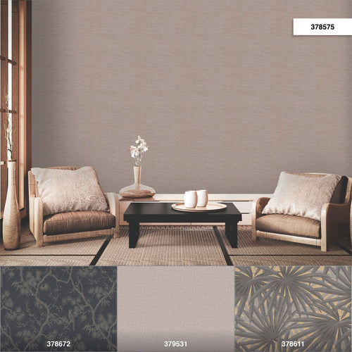 Livingwalls behang geschilderd effect taupe - 53 cm x 10.05 m - AS-378575