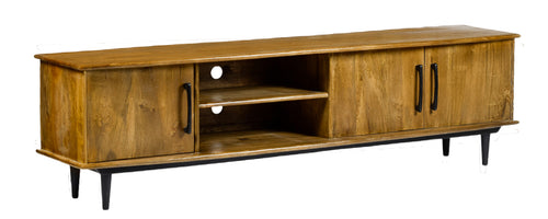 Livingfurn tv-meubel Elias - 200cm - mangohout - vtwonen shop