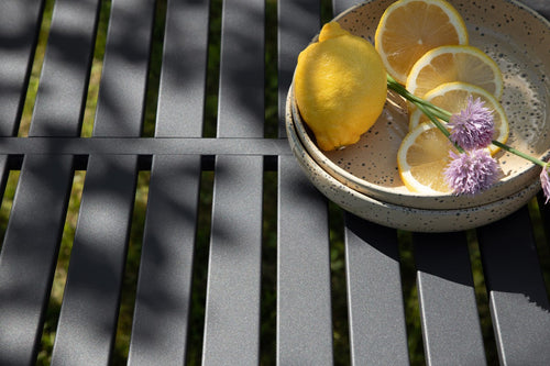 Rebellenclub Rechthoekige Tuintafel Apollo - 200 x 100 cm - Antraciet - vtwonen shop