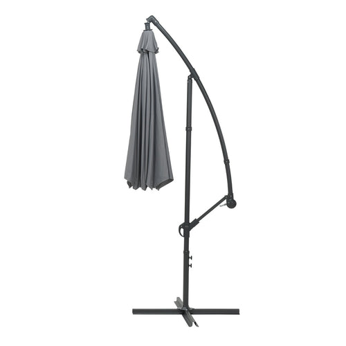 Garden Impressions zweefparasol Athene licht grijs - Ø300 cm - vtwonen shop