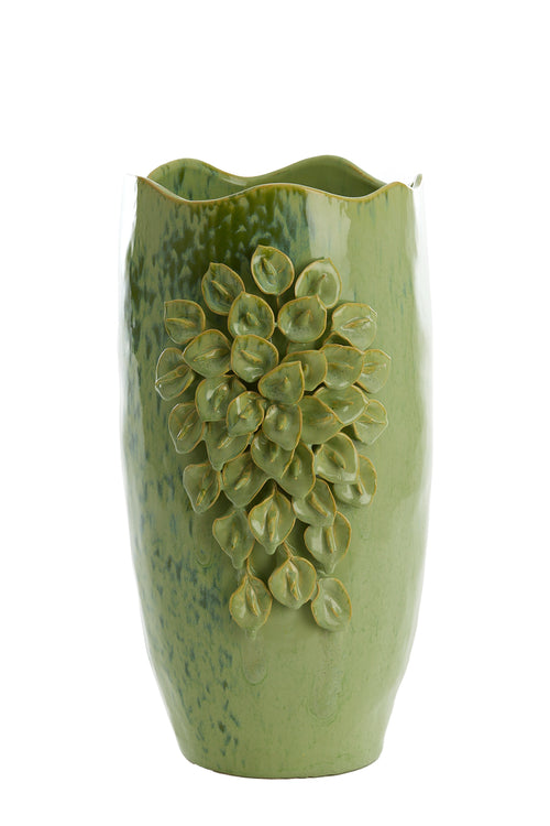 Light & Living vaas AMIATA - 31.5x27x50cm - groen