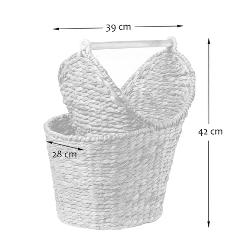 Calicosy - Toiletpapiermand Waterhyacint - 15x15x50 cm